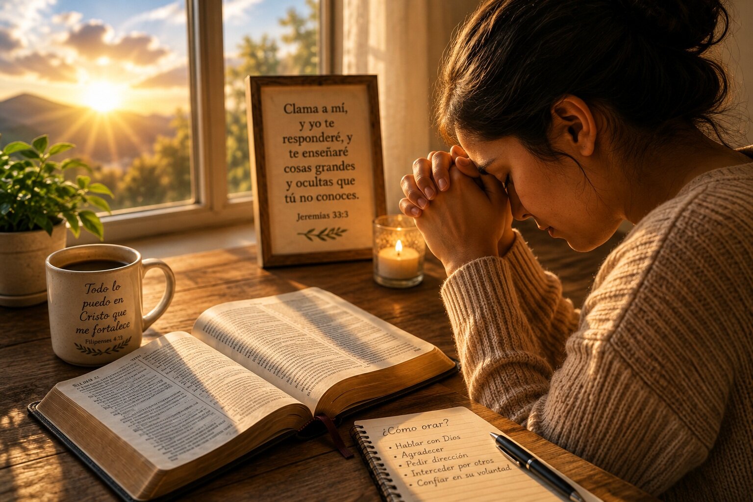 Oración para comenzar el día